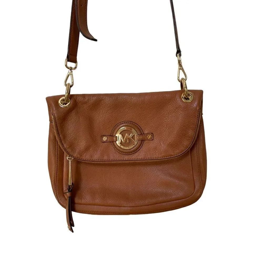Michael Kors cognac crossbody
